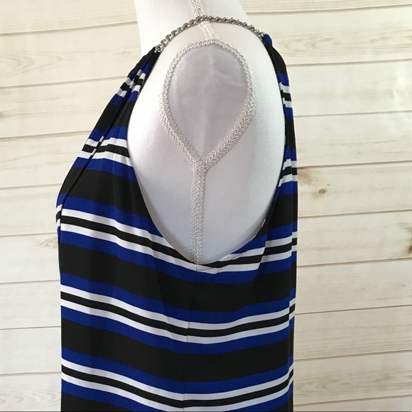 Host Pick 🎉 Michael Kors Halter Striped Chain Top - Picture 5 of 8